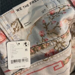 We The Free Women's Eden slouch floral jeans
